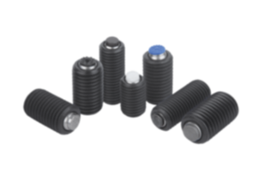 Support réglable à bille oscillante avec joint torique intégré, insert interchangeable et embase à six pans creux Support réglable à bille oscillante avec joint torique intégré, insert interchangeable et embase à six pans creux