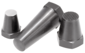 Têtes d’appui en acier, trempé et bruni Têtes d’appui en acier, trempé et bruni