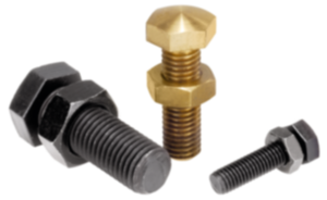 Têtes d’appui en acier ou en laiton, tête arrondie Têtes d’appui en acier ou en laiton, tête arrondie