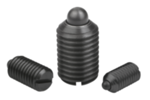 Poussoir à ressort avec fente et doigt d'appui, acier - inch Poussoir à ressort avec fente et doigt d'appui, acier - inch