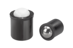 Spring plungers smooth version, plastic  Spring plungers smooth version, plastic