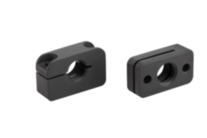 Mounting brackets, aluminium, for standard and cam-action indexing plungers Mounting brackets, aluminium, for standard and cam-action indexing plungers