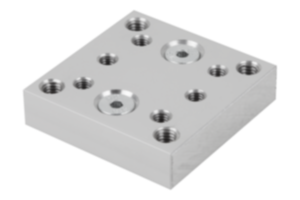 Adapter block aluminium Adapter block aluminium