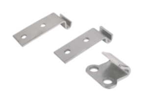 Catch plates for latches with draw bail for up to 300N Catch plates for latches with draw bail for up to 300N