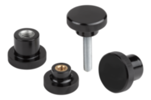 Knurled knobs Knurled knobs