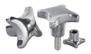 Ecrou croisillon en aluminium, similaire à DIN 6335 Ecrou croisillon en aluminium, similaire à DIN 6335
