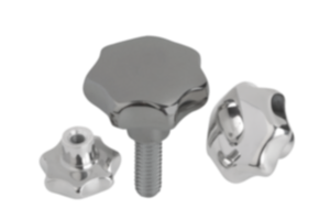Bouton étoile en Inox, similaire à DIN 6336 Bouton étoile en Inox, similaire à DIN 6336