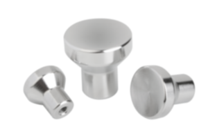 Mushroom knobs with internal thread, stainless steel - inch Mushroom knobs with internal thread, stainless steel - inch