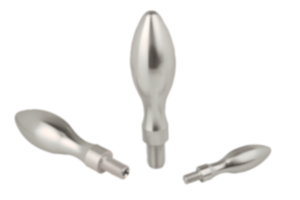 Poignée fixe DIN 39, Forme E, en Inox Poignée fixe DIN 39, Forme E, en Inox