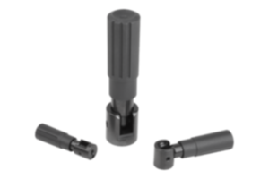 Poignées cylindriques en plastique escamotables - inch Poignées cylindriques en plastique escamotables - inch