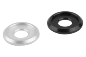 End washers, aluminium, flat for round pull handles End washers, aluminium, flat for round pull handles