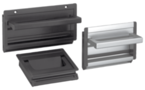 Poignées alcôve escamotables en aluminium Poignées alcôve escamotables en aluminium