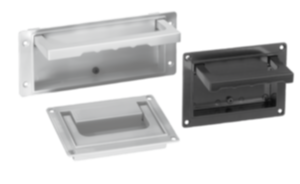 Poignées alcôve escamotables en aluminium Poignées alcôve escamotables en aluminium