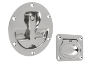 Poignées alcôve en inox escamotables Poignées alcôve en inox escamotables