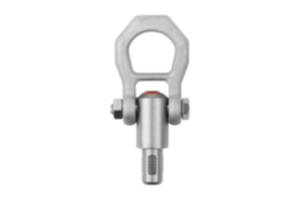 Threaded hoist pin, self-locking, stainless steel Threaded hoist pin, self-locking, stainless steel
