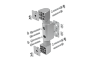 Articulations à friction, doubles, 45/90/45 de type B Articulations à friction, doubles, 45/90/45 de type B