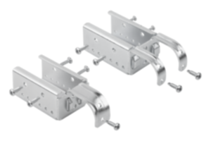 Suspension bracket variable Ø30, steel for roller tracks, steel Suspension bracket variable Ø30, steel for roller tracks, steel