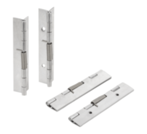 Charnières à ressort en acier, Inox ou aluminium 120 mm Charnières à ressort en acier, Inox ou aluminium 120 mm