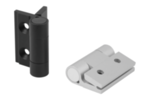 Spring hinges aluminium profile, 0.2 Nm Spring hinges aluminium profile, 0.2 Nm