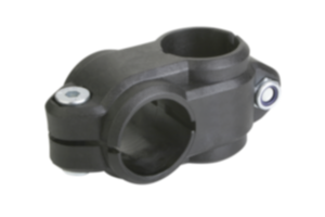 Tube clamps, cross, plastic Tube clamps, cross, plastic