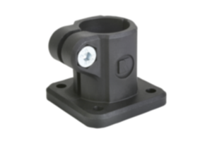 Tube clamps, base, plastic Tube clamps, base, plastic