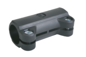 Tube clamps, straight, plastic Tube clamps, straight, plastic