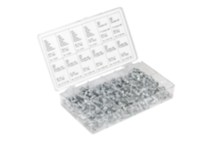 Grease nipple, steel, assortment box Grease nipple, steel, assortment box