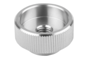 sourcing map écrous Moleté - M4 Rond Boutons avec Collier 304 Inox Acier - 4 Pcs sourcing map écrous Moleté - M4 Rond Boutons avec Collier 304 Inox Acier - 4 Pcs