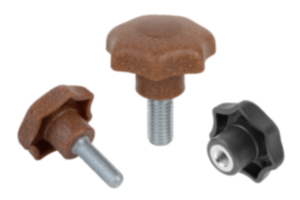 Bouton étoile biopolymère similaire à DIN 6336 Bouton étoile biopolymère similaire à DIN 6336