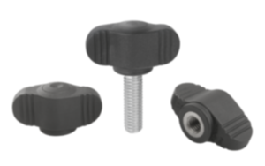 Wing grips “Miniwing” antibacterial, metal parts stainless steel Wing grips “Miniwing” antibacterial, metal parts stainless steel