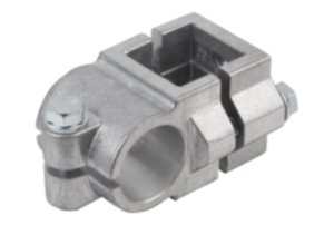 Tube clamps, cross, aluminium Tube clamps, cross, aluminium