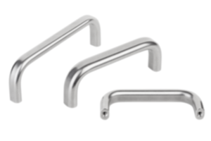 Pull handles stainless steel, oval Pull handles stainless steel, oval
