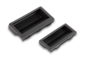 Recessed handles, plastic, clip-in Recessed handles, plastic, clip-in