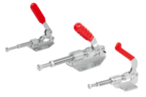 Push-pull toggle clamps, steel retaining force up to 3575 N Push-pull toggle clamps, steel retaining force up to 3575 N