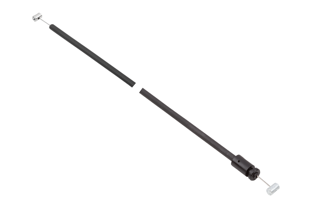 Gaine câble Bowden, drapeau à damier noir /argent, 2,50 m x 5 mm | XT140 Gaine câble Bowden, drapeau à damier noir /argent, 2,50 m x 5 mm | XT140
