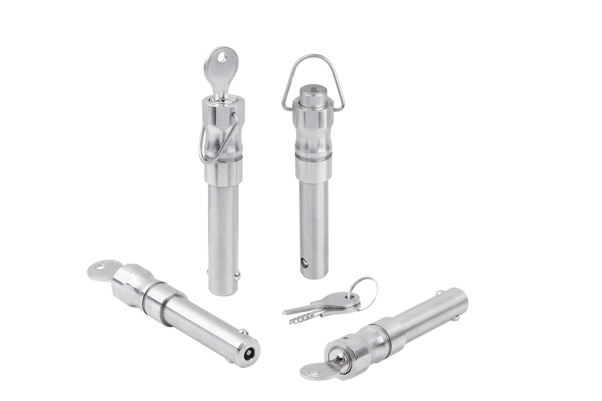 Goupille d'arrêt en inox verrouillable