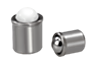 Poussoir à ressortà bille et corps en Inox