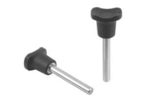 Axe de fixation avec blocage axial magnétique