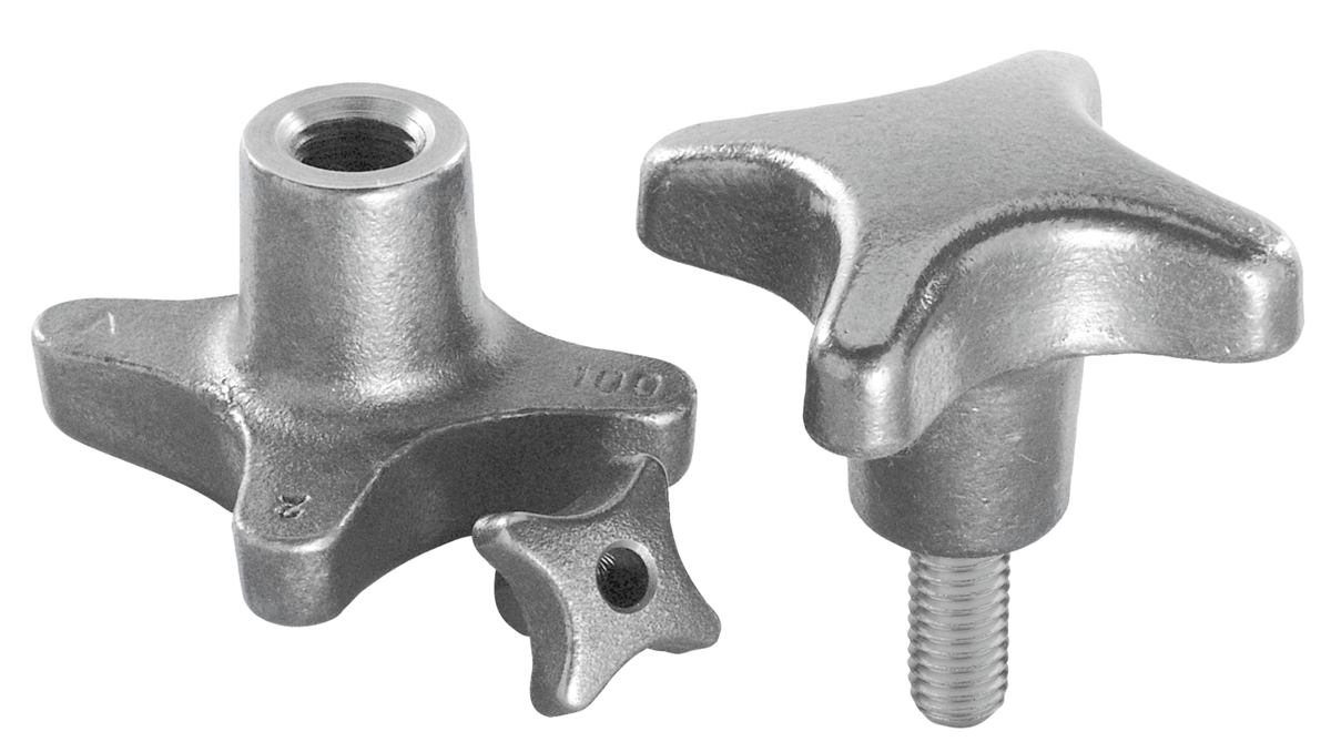 Ecrou croisillon en fonte grise DIN 6335
