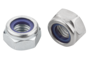 Écrou avec attache en polyamide, forme basse DIN 985