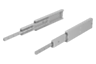 Glissières télescopiques en aluminium pour montage latéral, extension intégrale, portance jusqu'à 300 kg