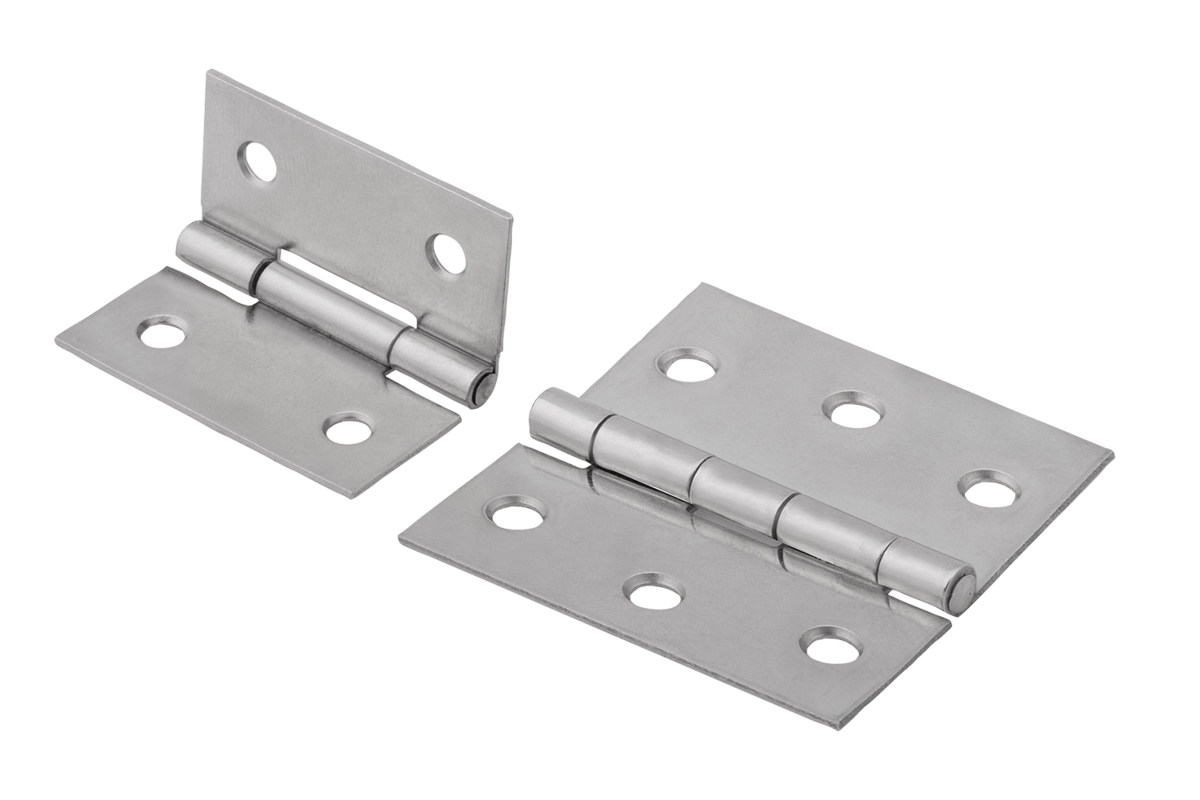 Charnières en tôle d'acier ou en tôle d'inox