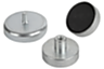 Aimant plat avec filetage en ferrite dure