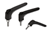 Manette indexable ergonomique avec filetage
