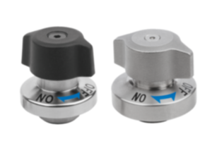 Verrous tournant en Inox avec bouton en plastique ou en Inox