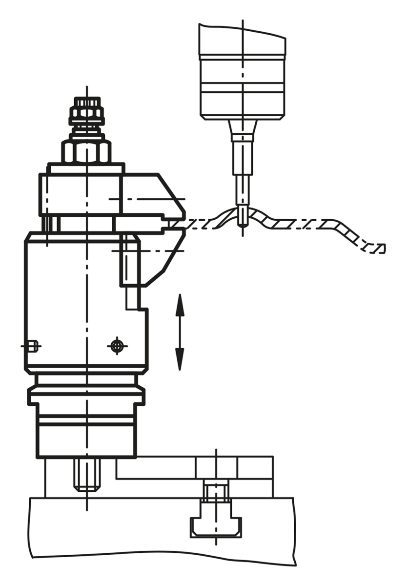 Guide de rodage Largeur de serrage réglable Antirouille