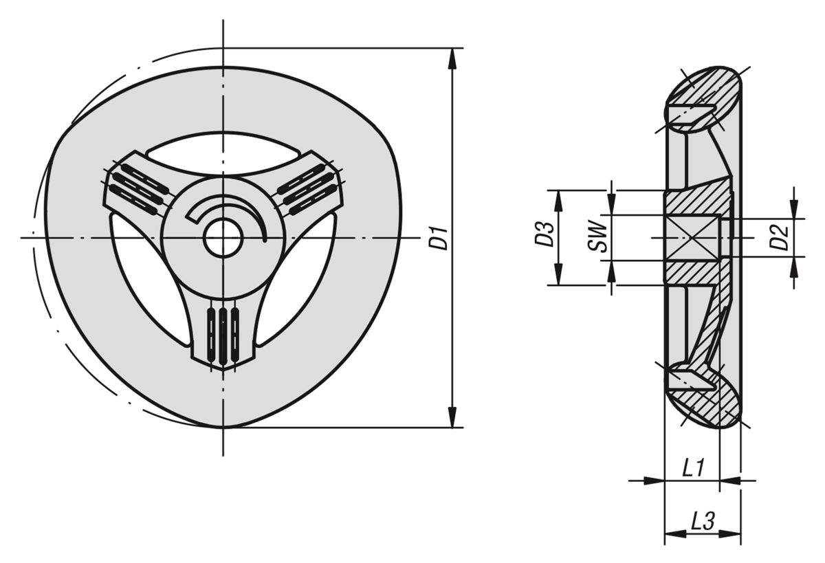 Volant elliptique